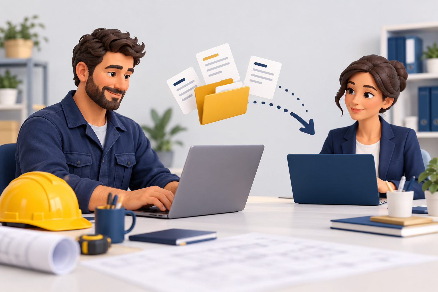 Recepción y organización de documentación CAE de un autónomo